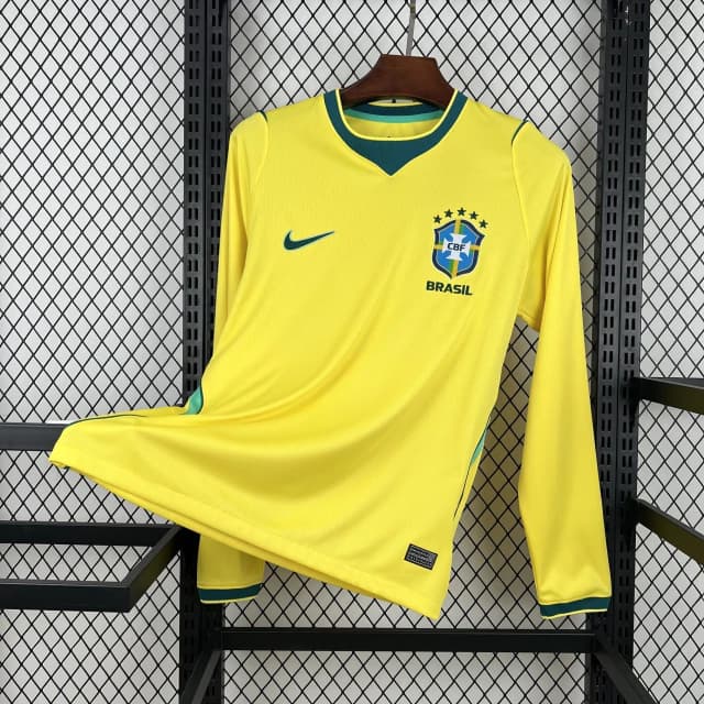 Camisa Brasil - Home - Manga Longa