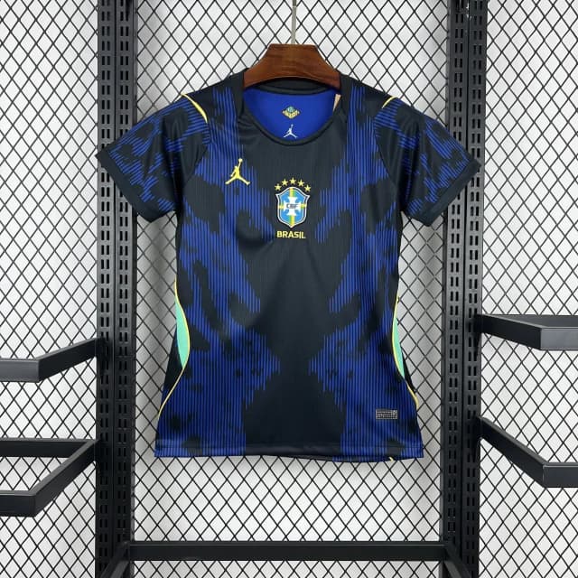 Camisa do Brasil Feminina - Azul Away
