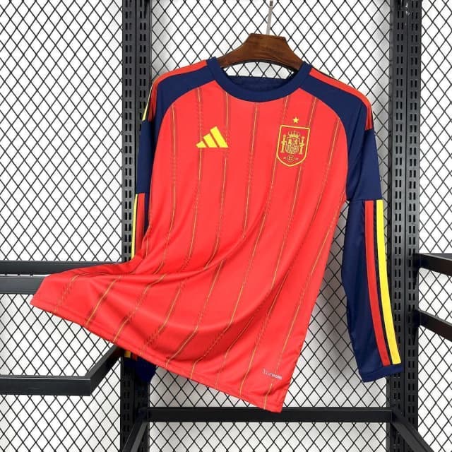 Camisa Espanha - Home - Manga Longa