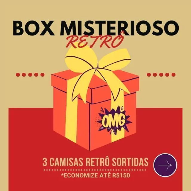 Box - 3 Camisas Retrô