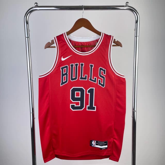 Chicago Bulls Dennis Rodman 2022/23 Red Icon Edition